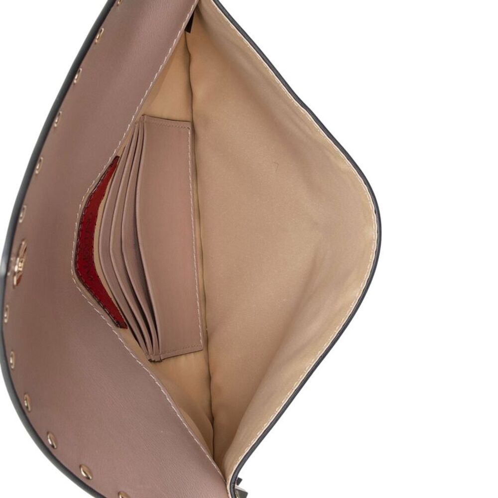 Valentino Leather Rockstud V-Flap Wristlet - Picture 5 of 9